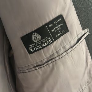 100% Wool Macys Woolmark Suit Jacket